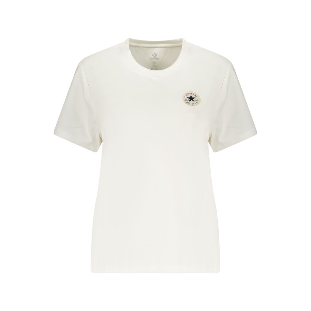 Converse Bianco Cotton Woman T-Shirt