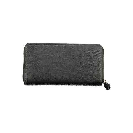 Mario Valentino Black Polyurethane Womens Wallet