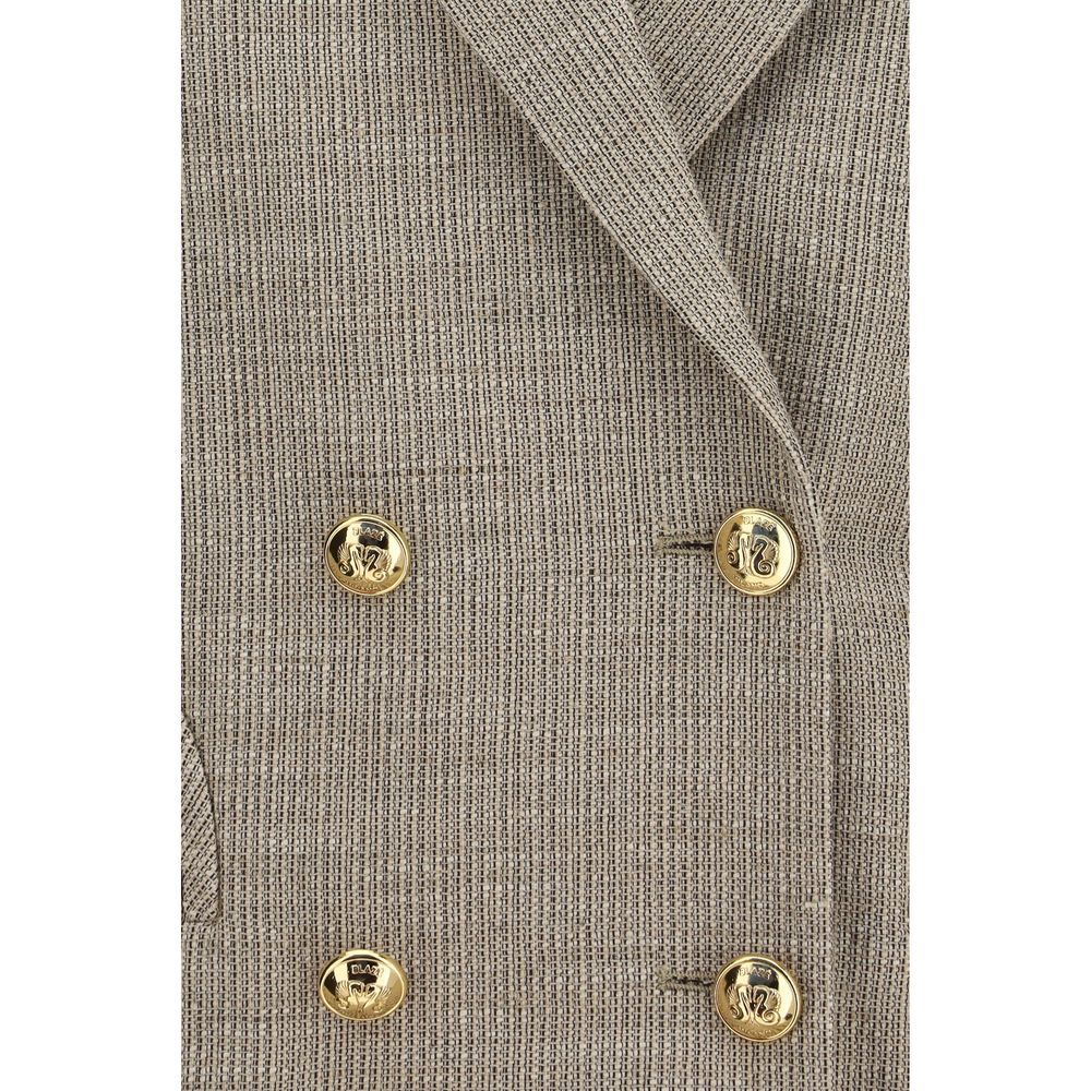 Blazé Milano Beige Cotton Blazer