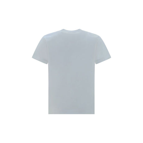 Comme Des Garçons Play White Cotton T-Shirt