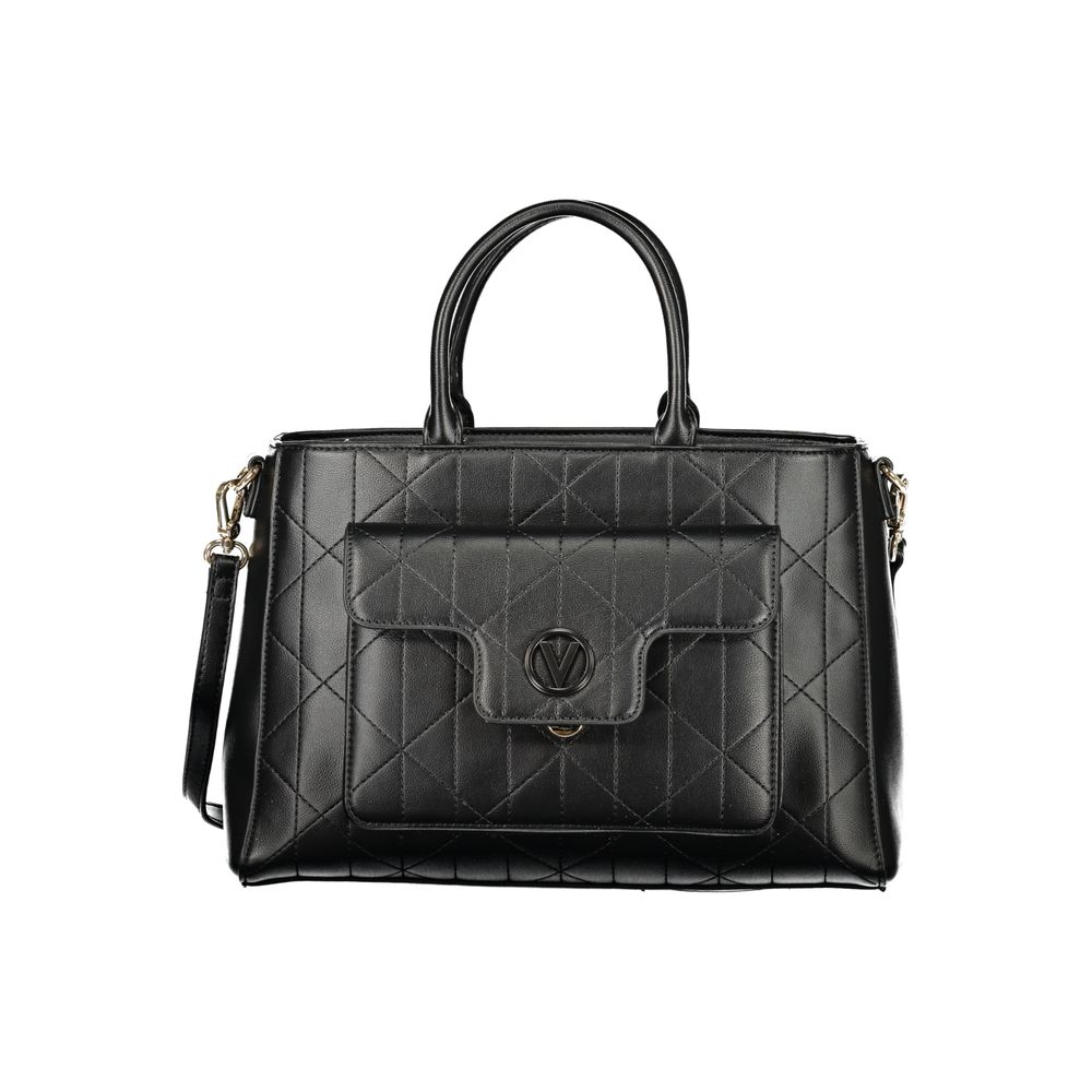 Mario Valentino Title: Black Polyurethane Women's Bag