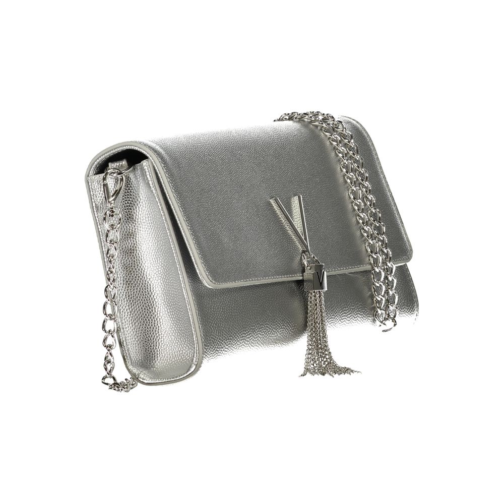 Mario Valentino Silver Polyurethane Women Bag