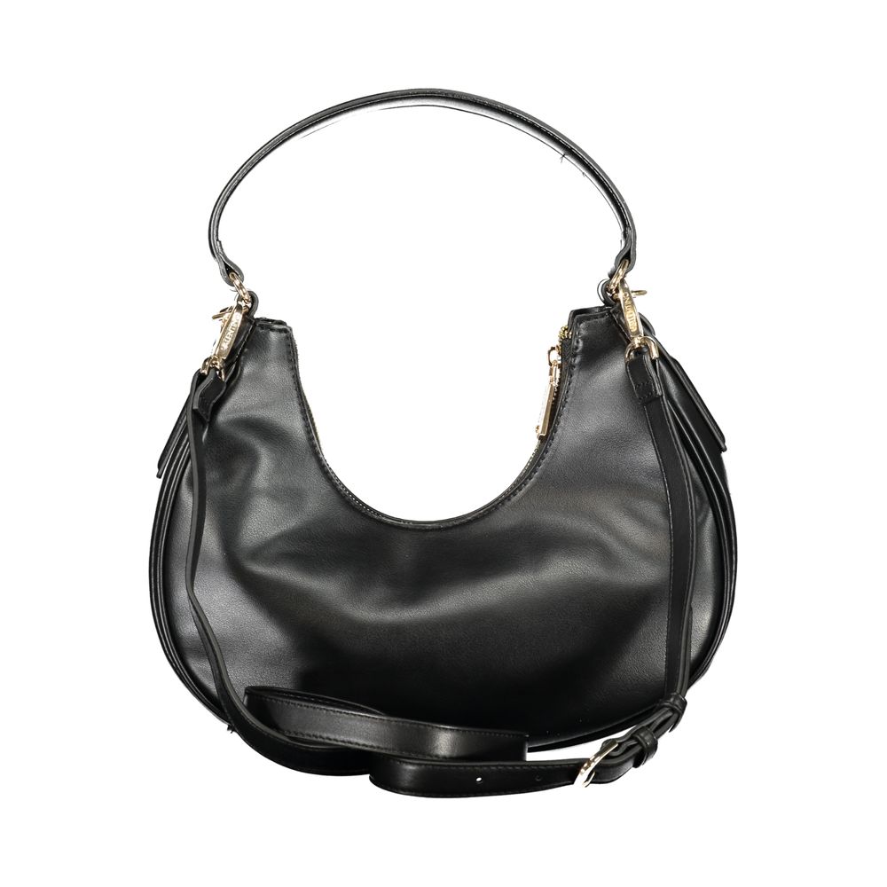 Mario Valentino Black Polyurethane Women's Bag