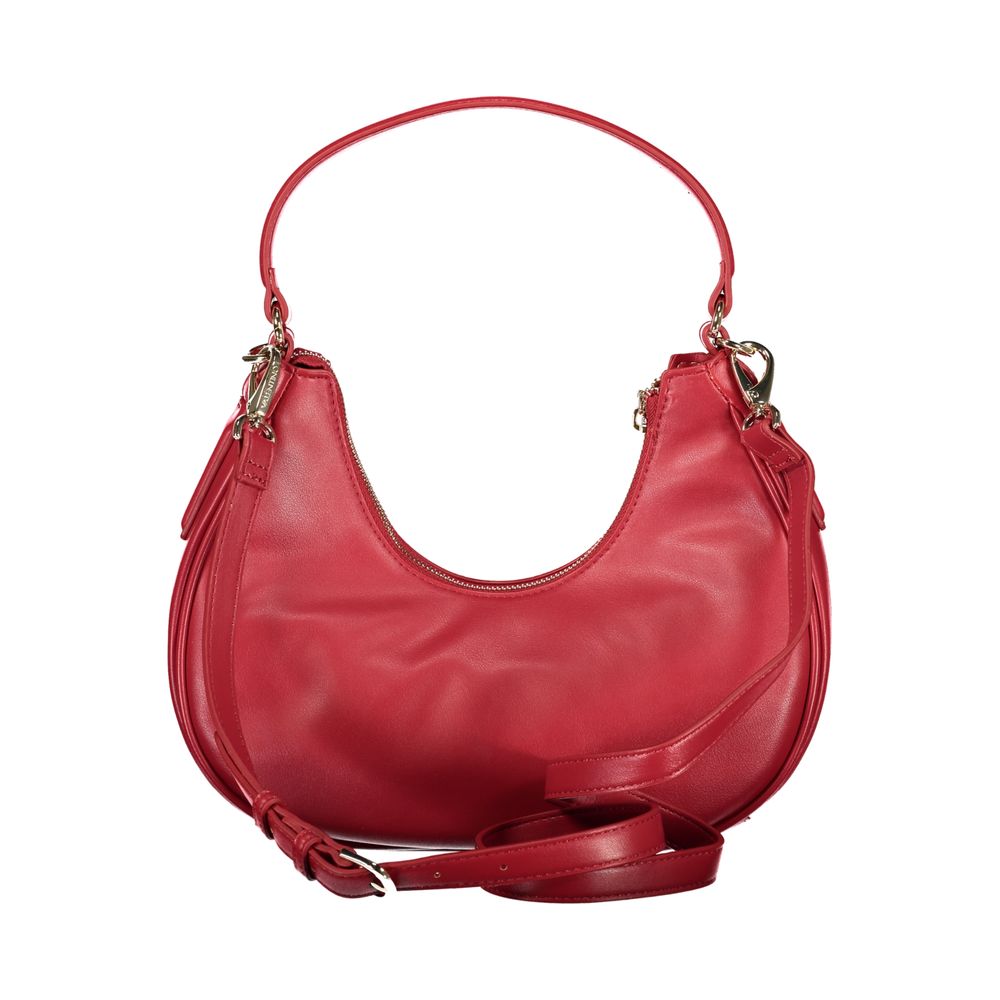 Mario Valentino Rosso Polyurethane Women's Shoulder Bag