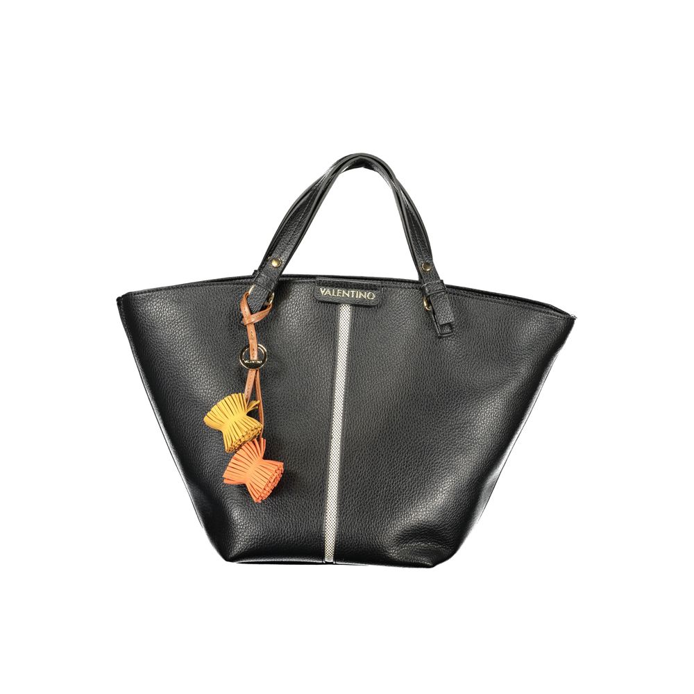 Mario Valentino Black Polyurethane Women's Bag