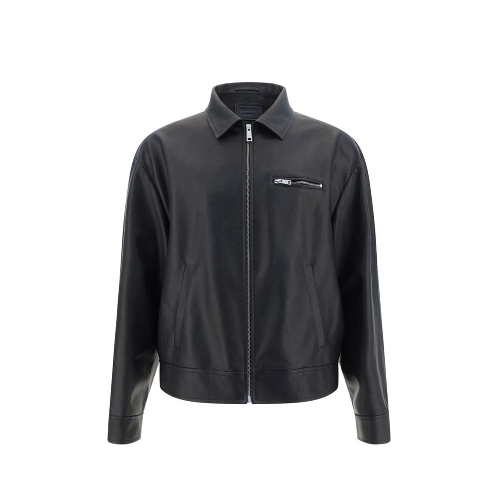 Prada Black Leather Jacket