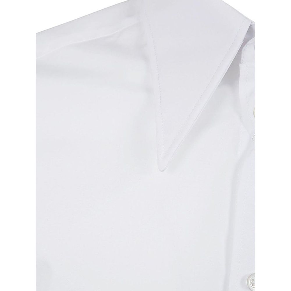Maison Margiela White Cotton Dress Shirt