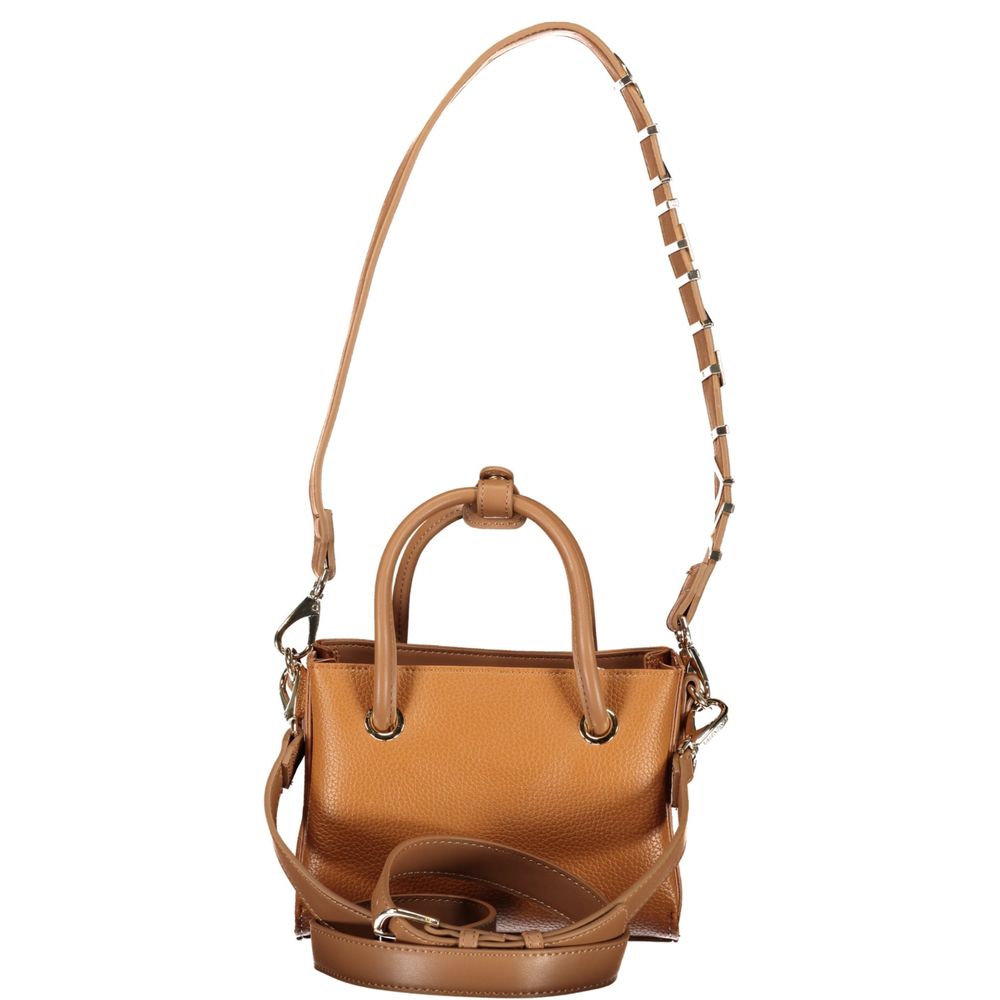 Mario Valentino Brown Polyurethane Women's Bag