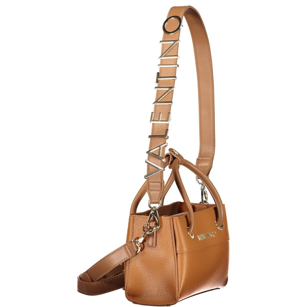 Mario Valentino Brown Polyurethane Women's Bag