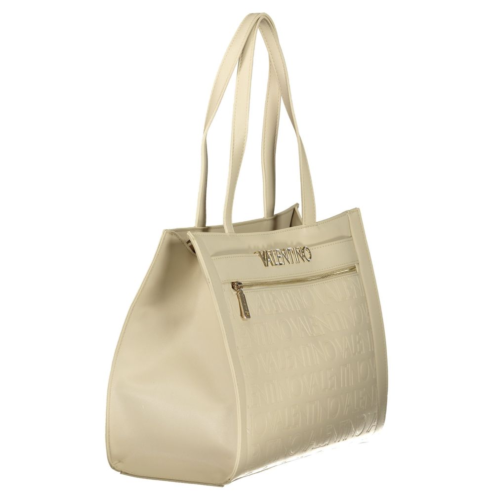 Mario Valentino Beige Polyurethane Women's Bag