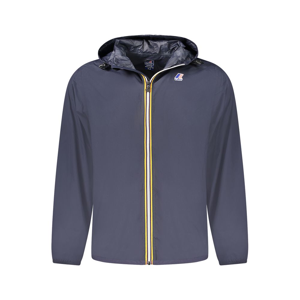 K-WAY Blue Fabric Men Jacket