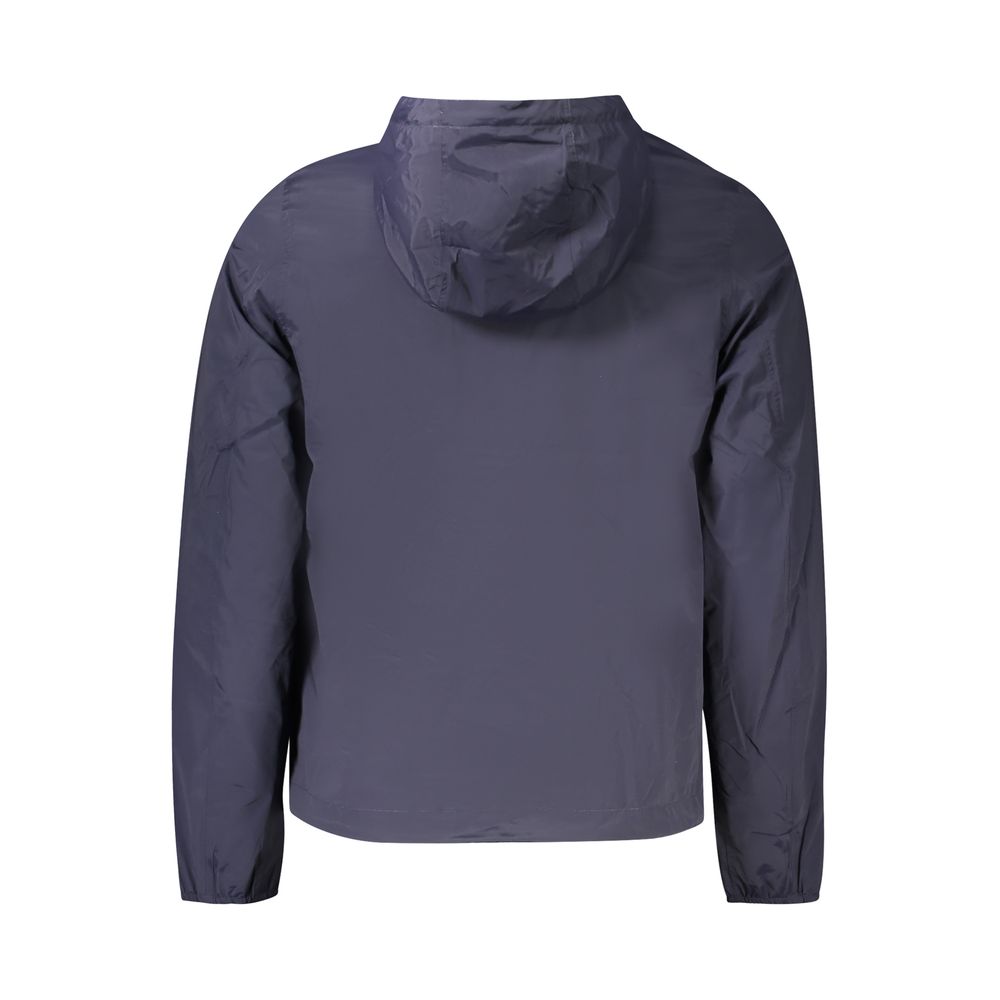 K-WAY Blue Nylon Men's Jacket