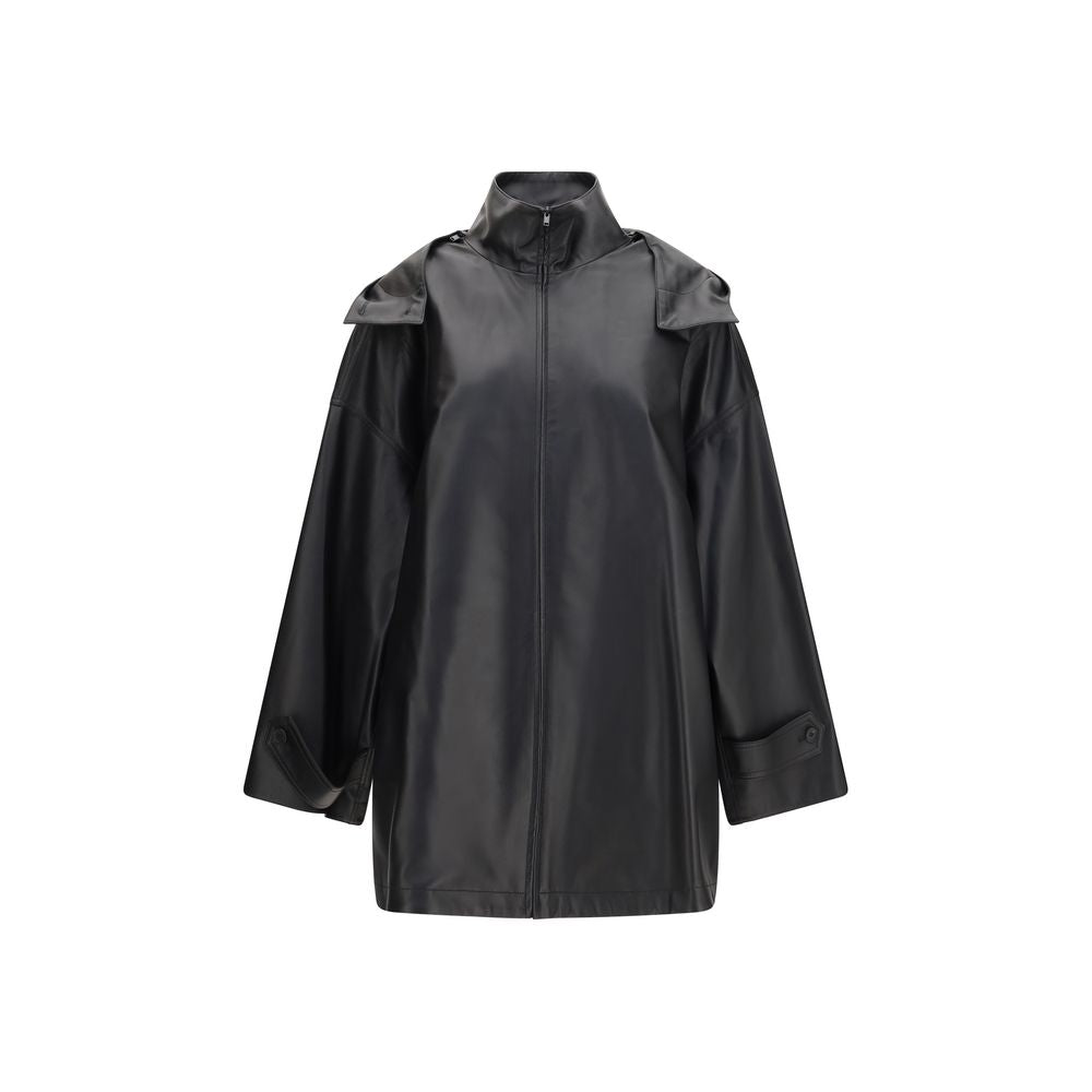 The Row Black Lamb Ovis Aries Aries Coat