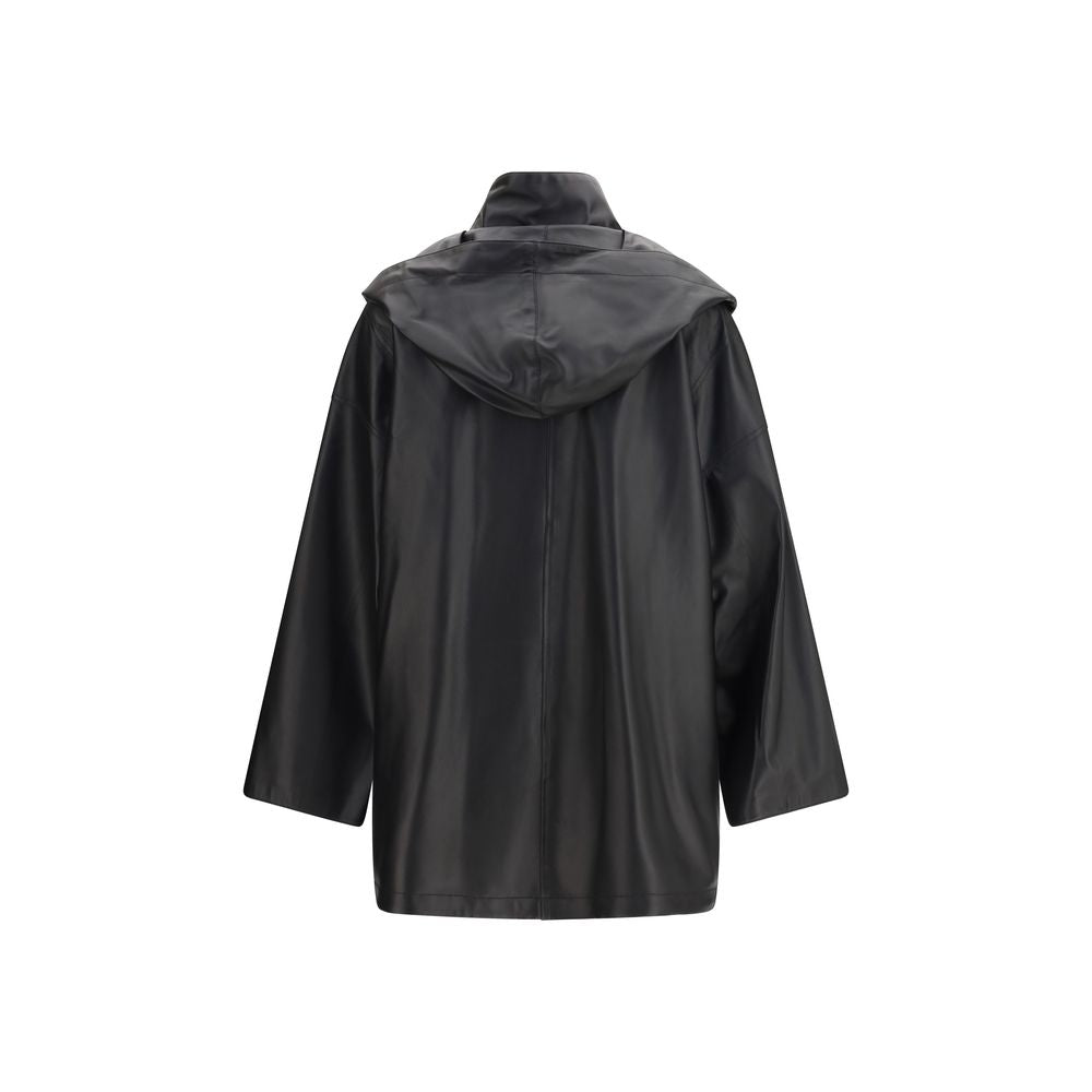 The Row Black Lamb Ovis Aries Aries Coat