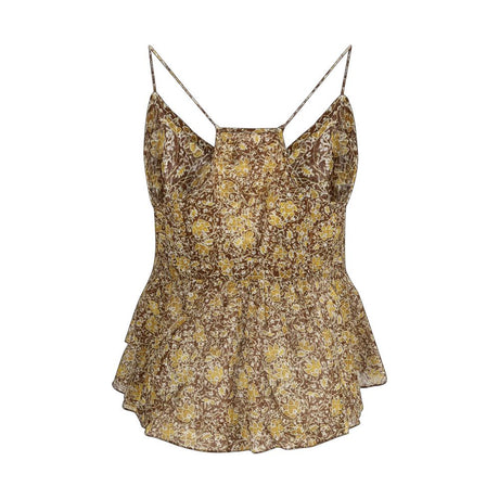 Isabel Marant Étoile Bicolor Cotton Sleeveles T-Shirt