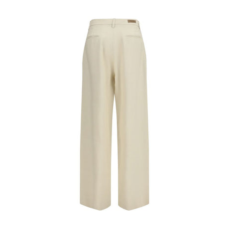 Jacob Cohen Beige Viscose Casual Pants