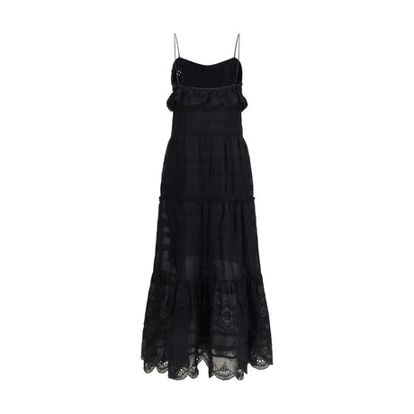 Isabel Marant Étoile Black Cotton Casual Dress