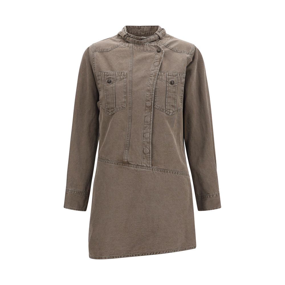 Isabel Marant Étoile Brown Cotton Casual Dress