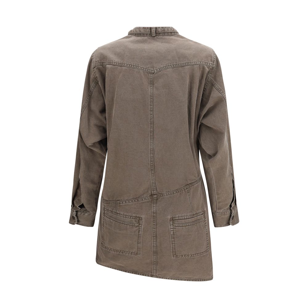 Isabel Marant Étoile Brown Cotton Casual Dress