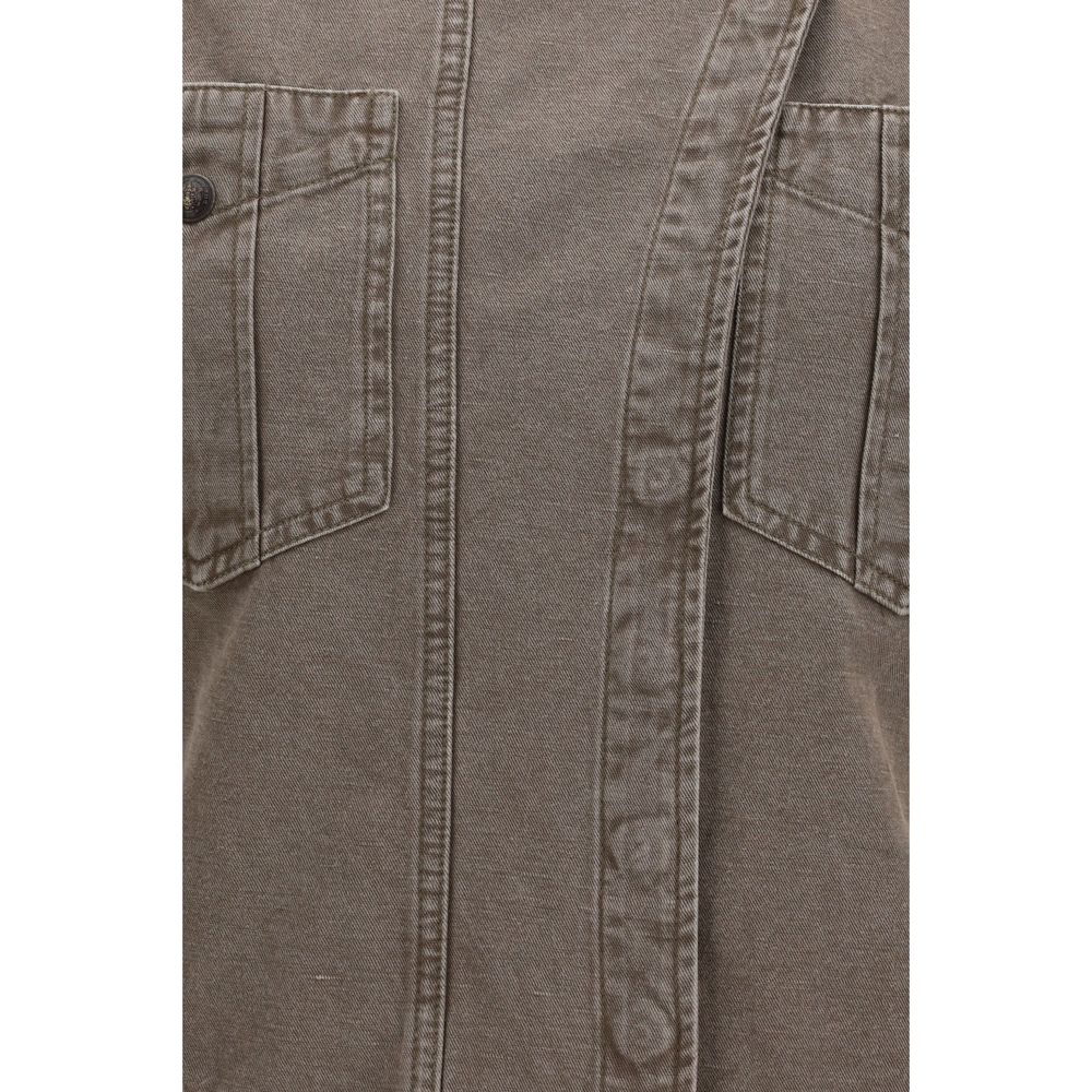 Isabel Marant Étoile Brown Cotton Casual Dress