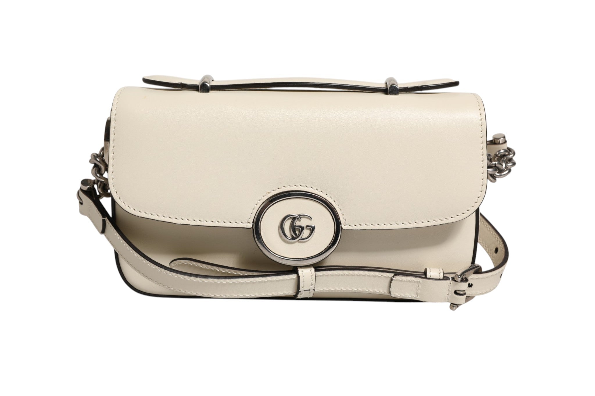Gucci Petite GG Flap Shoulder Bag