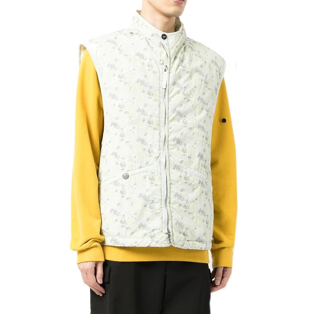 Stone Island Bicolor Polyamide Sleveless Jacket