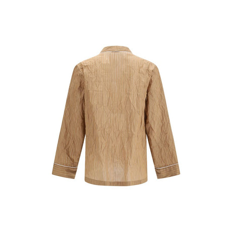 Dolce & Gabbana Beige Linen Robe