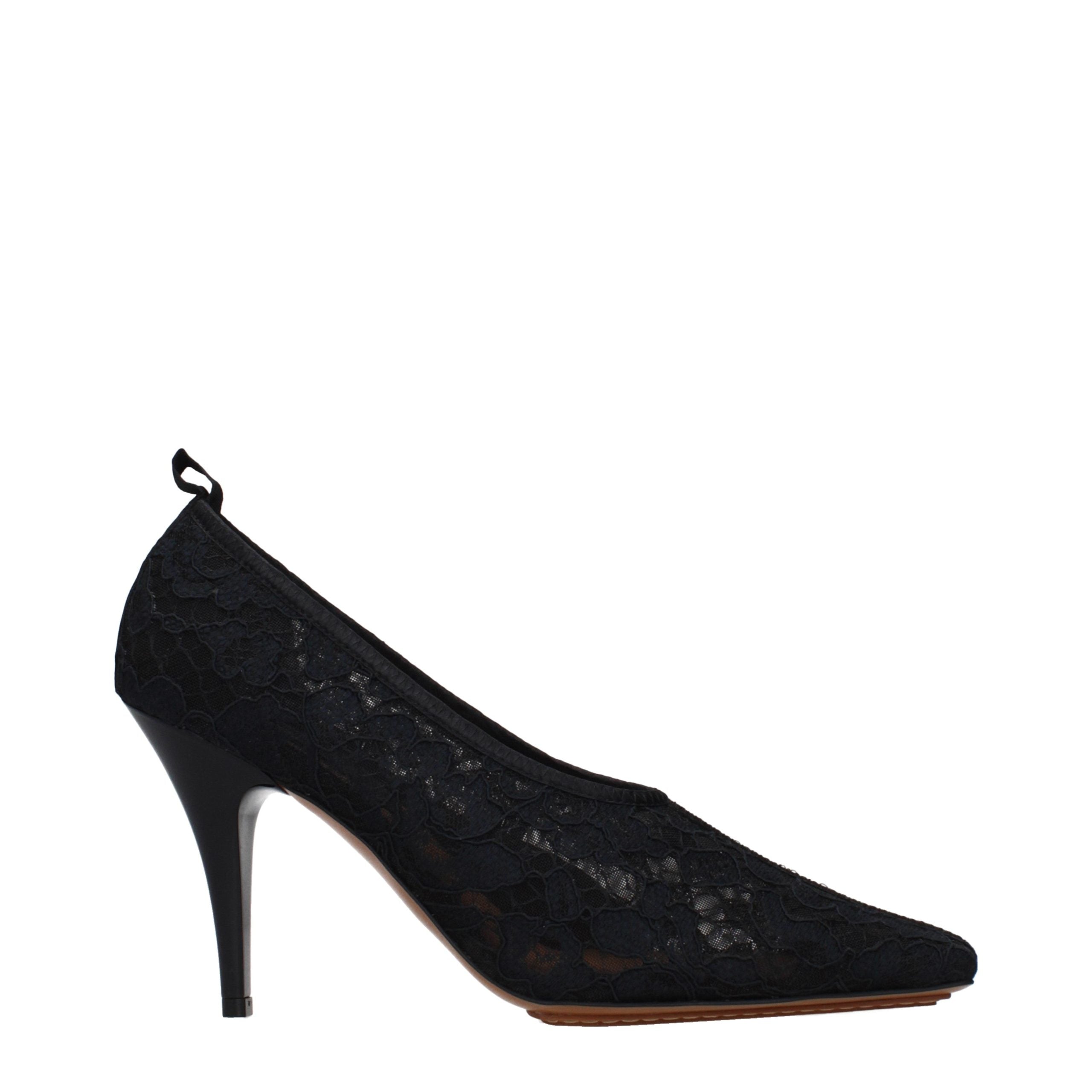 Stella McCartney Black Fabric Pumps