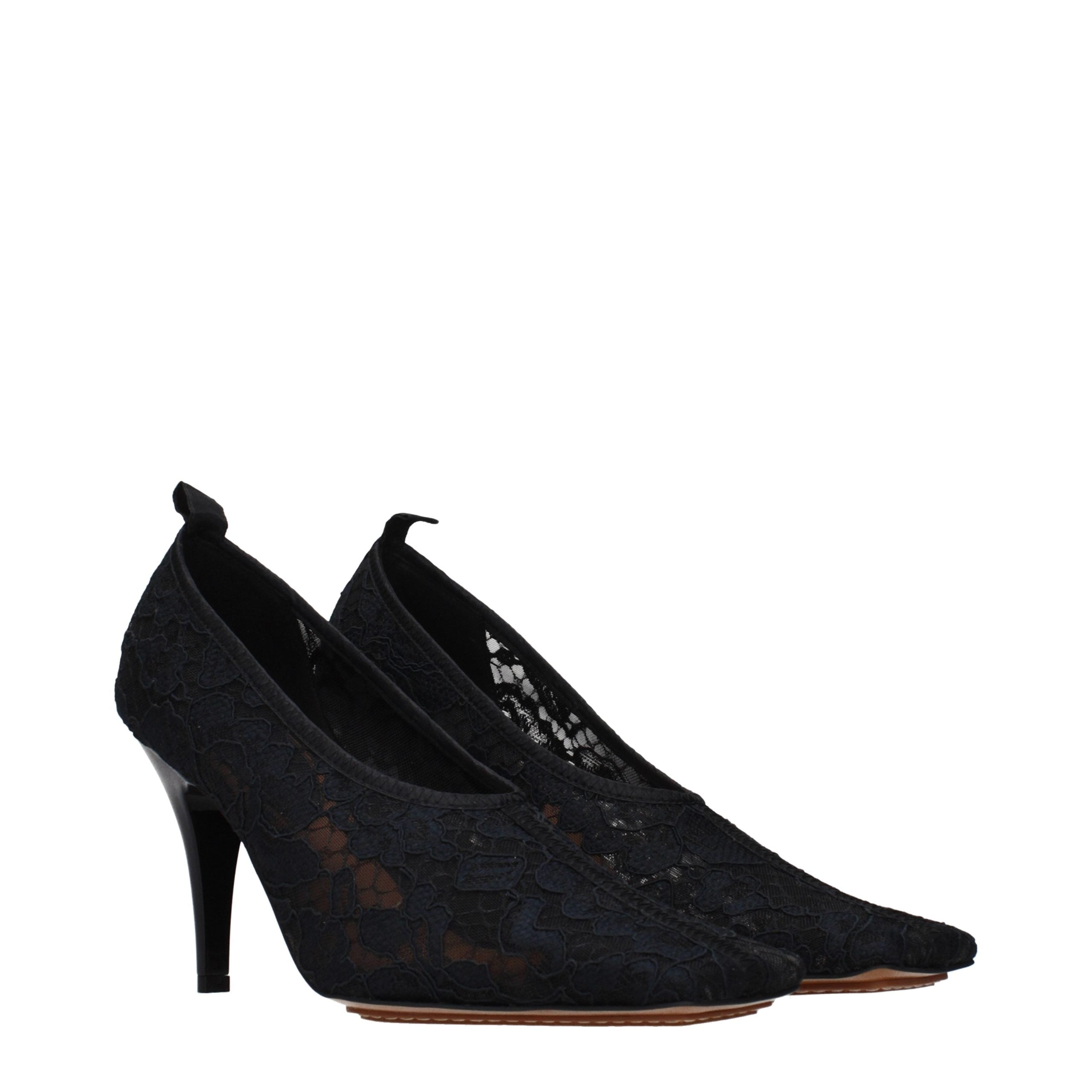 Stella McCartney Black Fabric Pumps