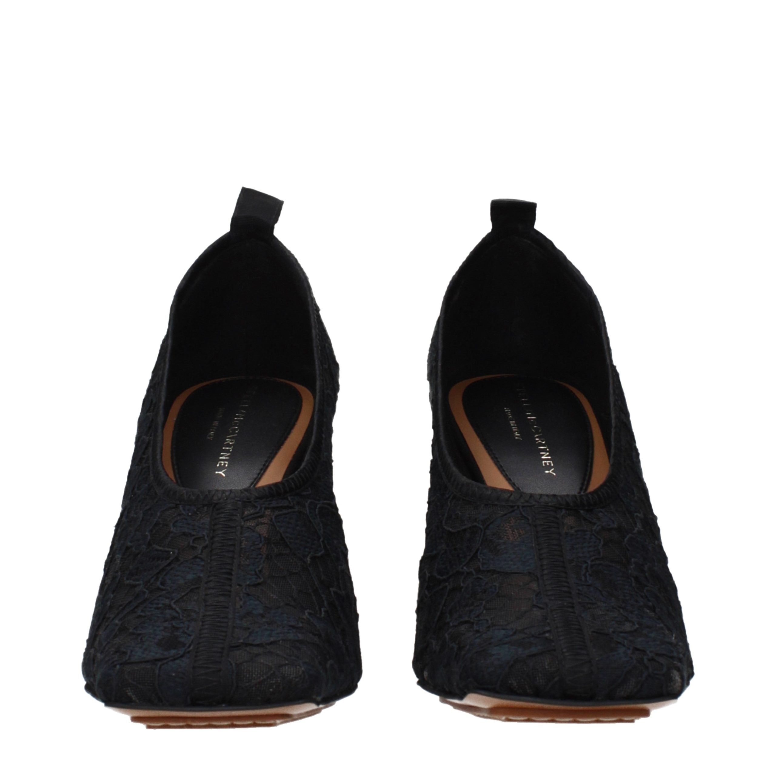 Stella McCartney Black Fabric Pumps