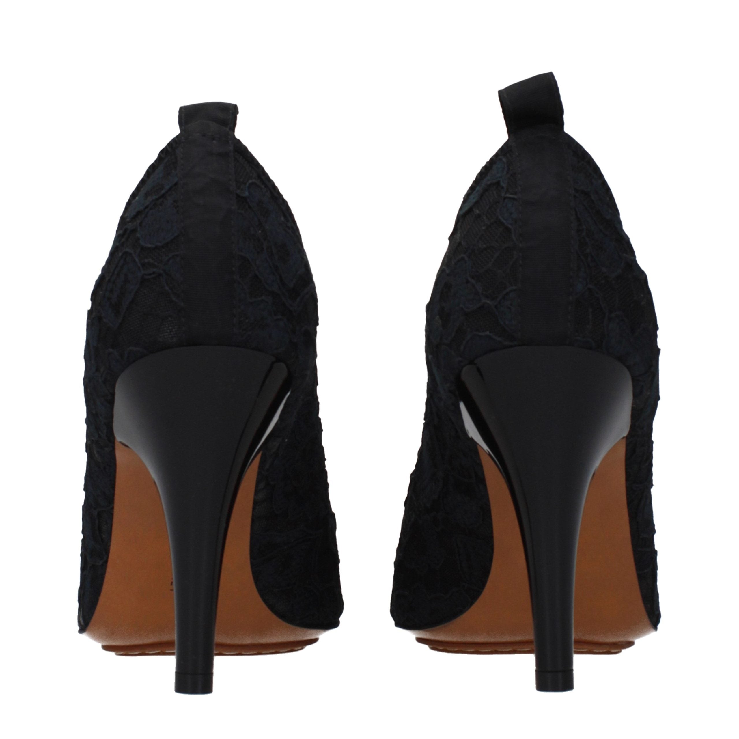 Stella McCartney Black Fabric Pumps