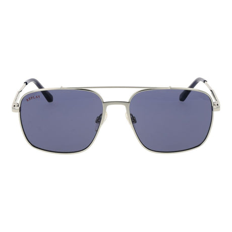 Replay Silver Metal Sunglasses