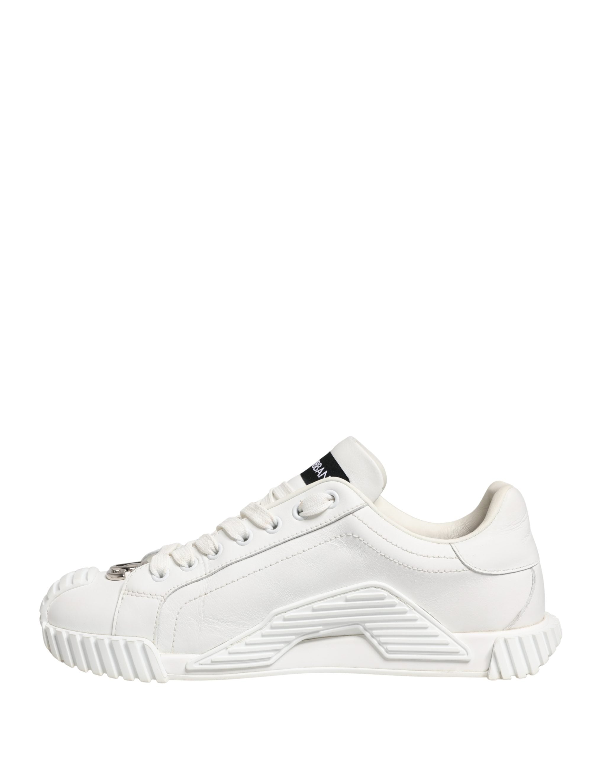 Dolce & Gabbana White NS1 Lace Up Low Top Sneakers Shoes