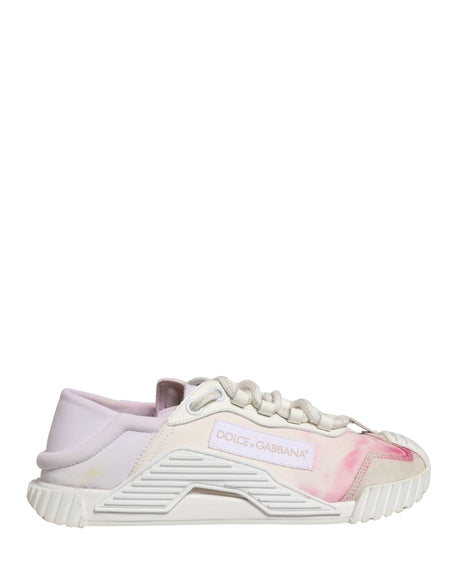 Dolce & Gabbana White NS1 Lace Up Low Top Sneakers Shoes