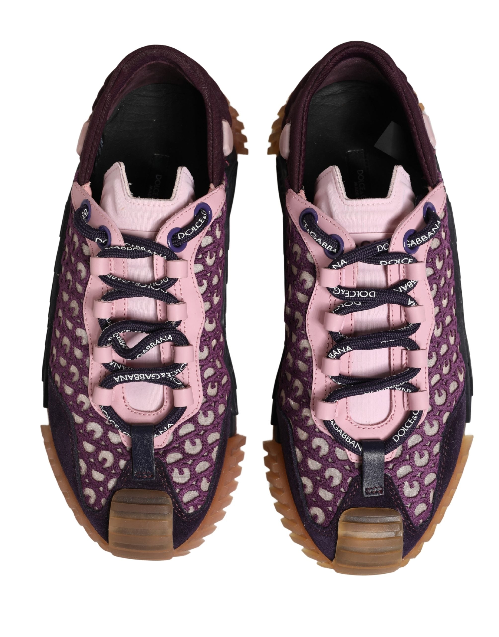 Dolce & Gabbana Multicolor Logo Low Top NS1 Sneakers Shoes