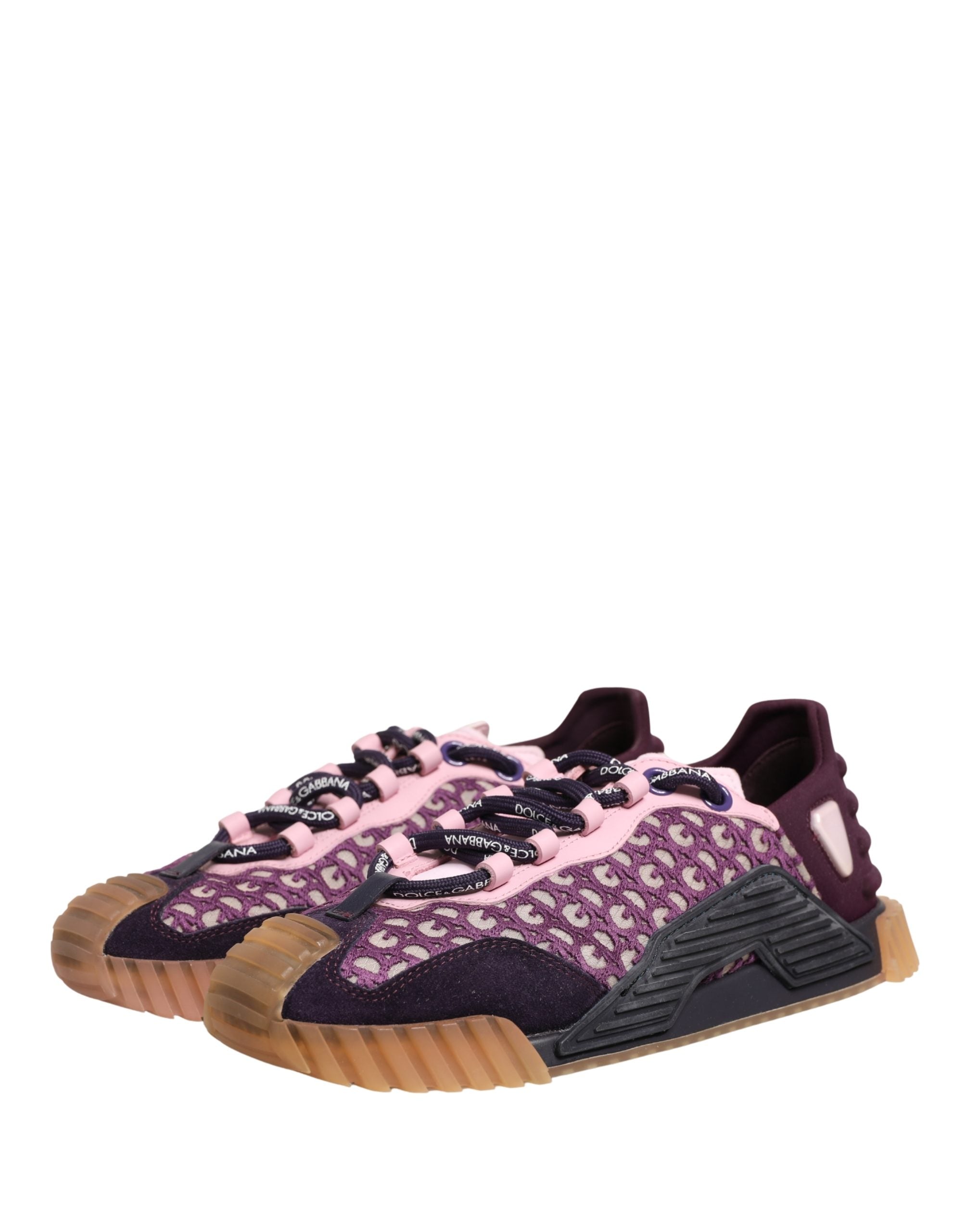Dolce & Gabbana Multicolor Logo Low Top NS1 Sneakers Shoes