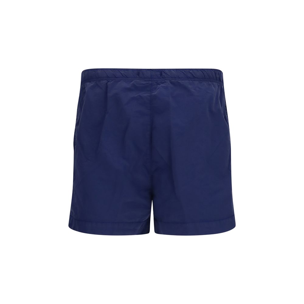 C.P. Company Blue Nylon Shorts