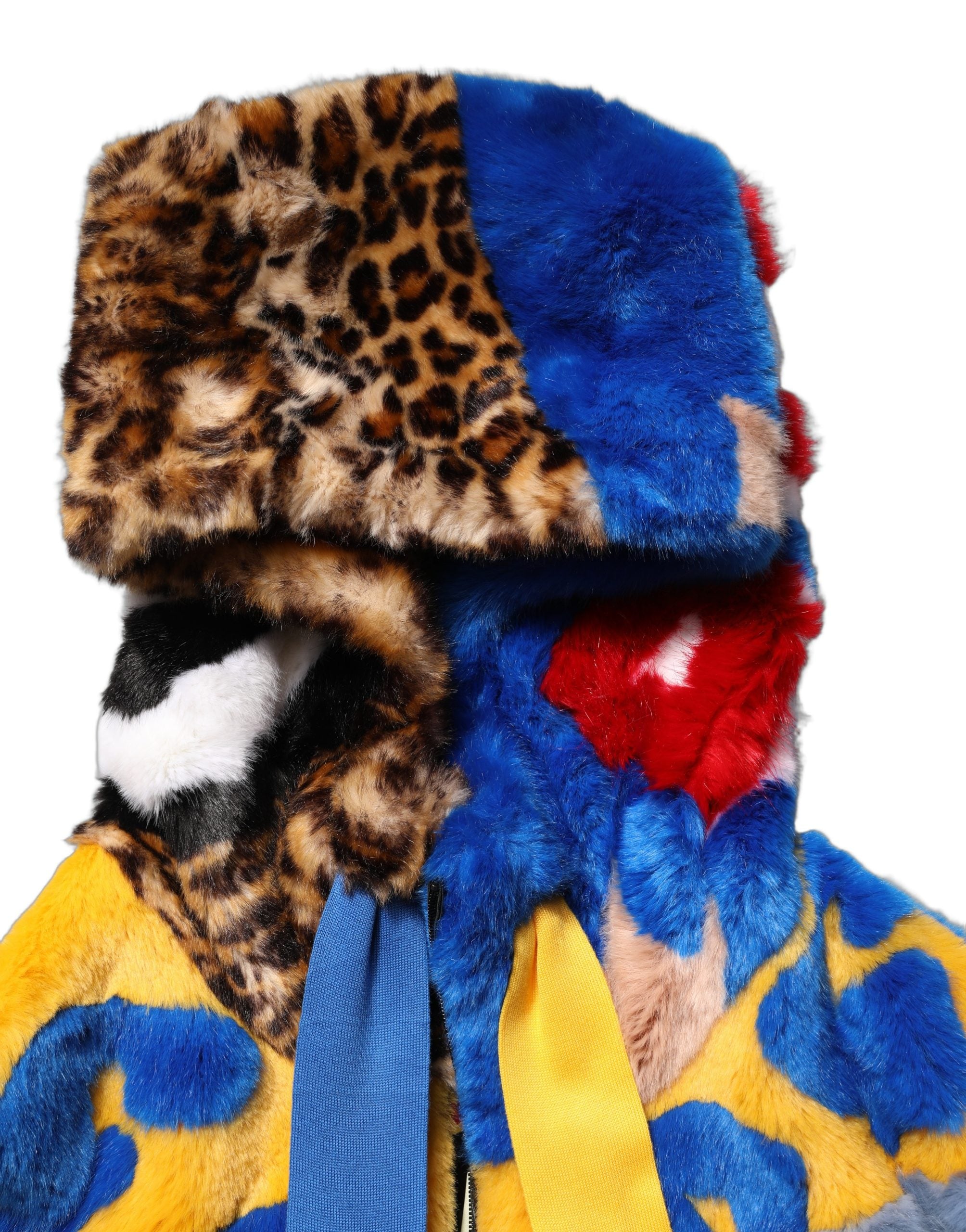 Dolce & Gabbana Multicolor Graffiti Print Zip Hooded Jacket