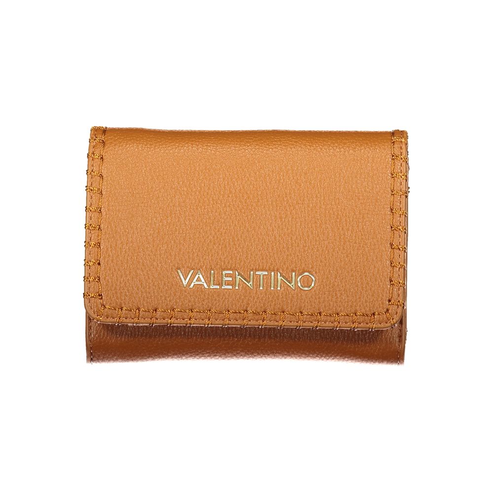 Mario Valentino Brown Polyurethane Women's Wallet
