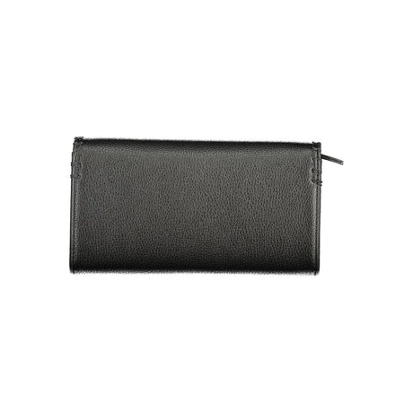 Mario Valentino Black Polyurethane Women's Wallet