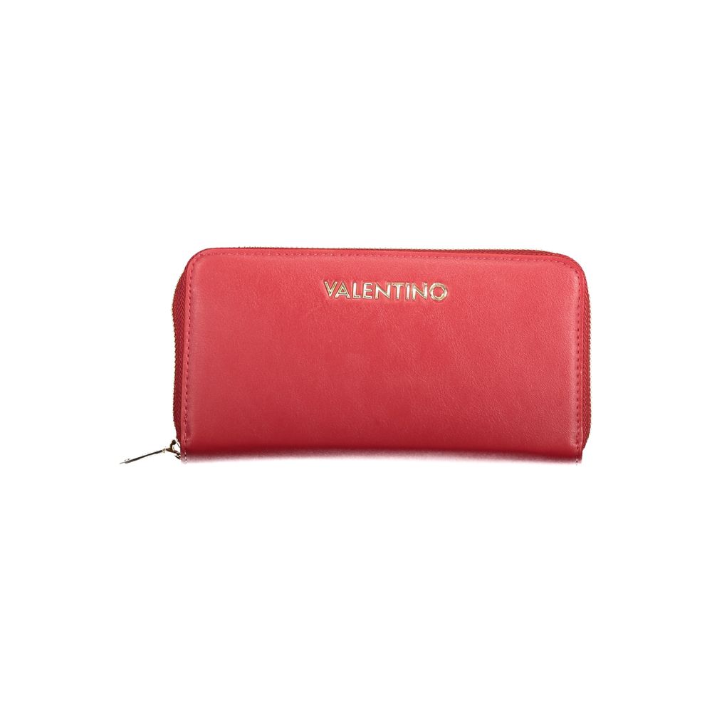 Mario Valentino Rosso Polyurethane Women's Wallet