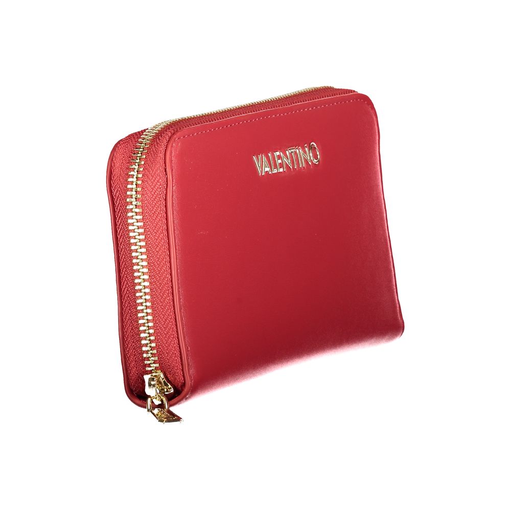 Mario Valentino Rosso Polyurethane Women's Wallet