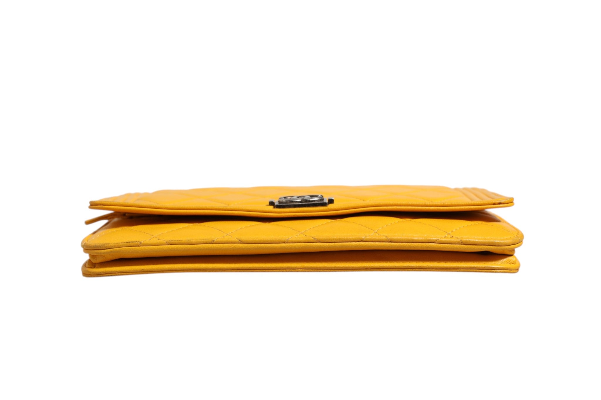 Chanel Yellow New Medium Boy Bag