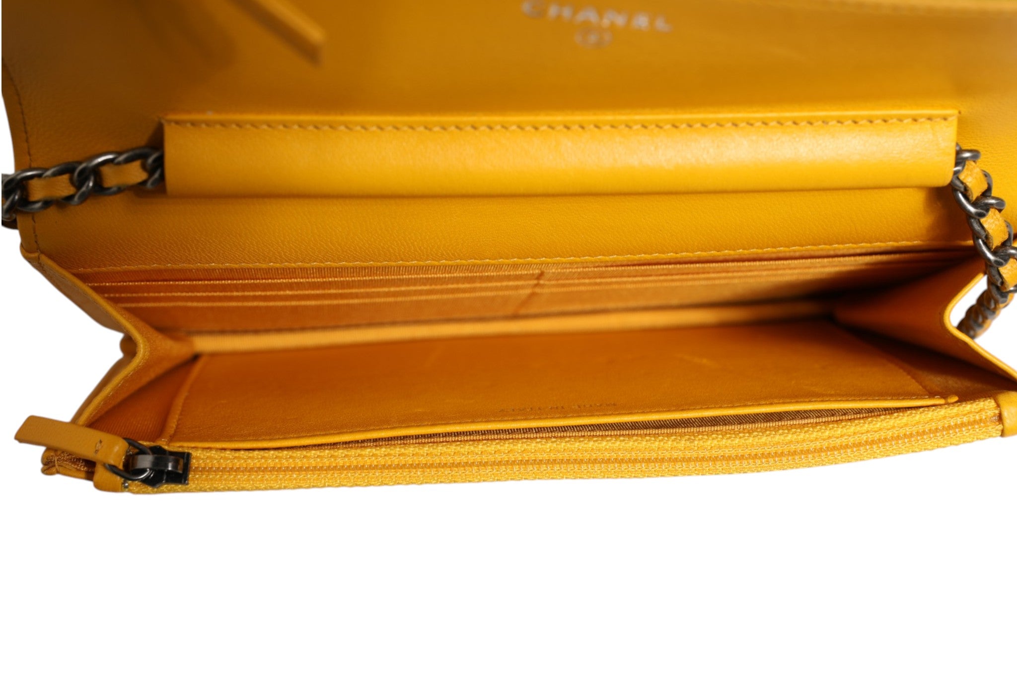 Chanel Yellow New Medium Boy Bag