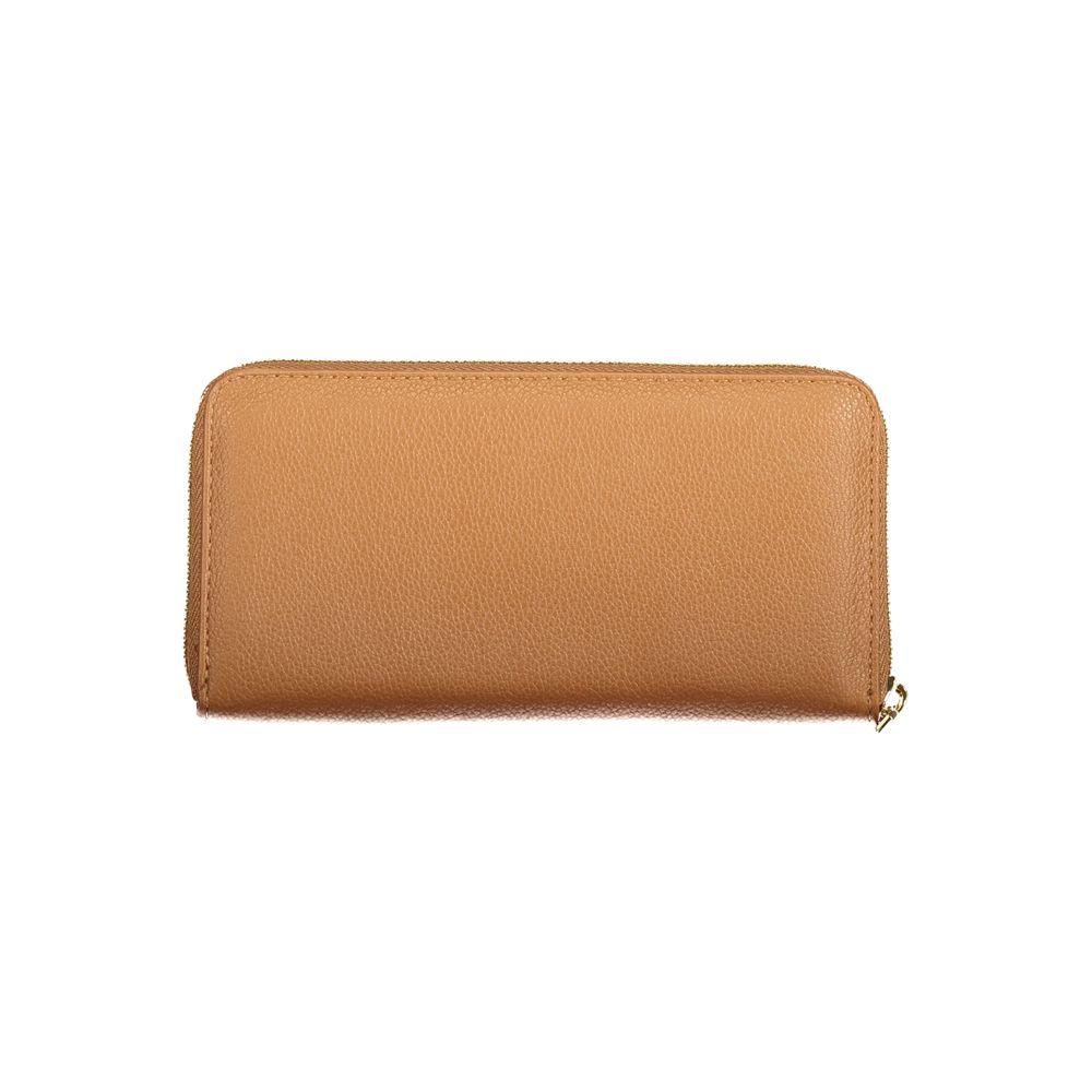 Mario Valentino Brown Polyurethane Women's Wallet