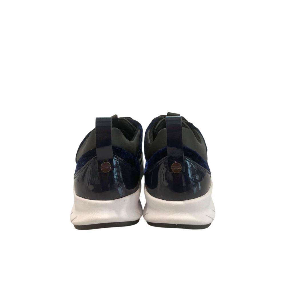 Borbonese Blue Synthetic Women's Sneakers