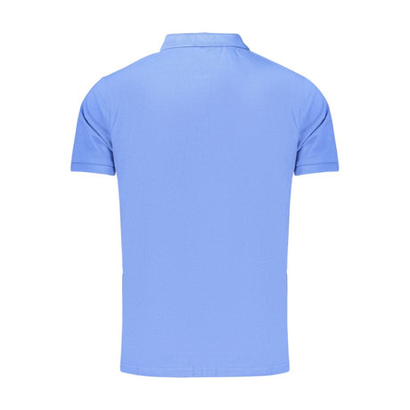 Rifle Blue Cotton Men's Polo Shirt