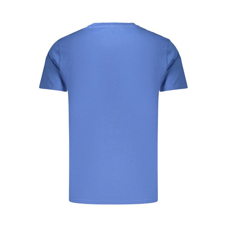 Rifle Blue Cotton Mens T-Shirt