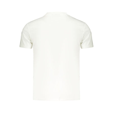 Napapijri White Cotton Mens T-Shirt