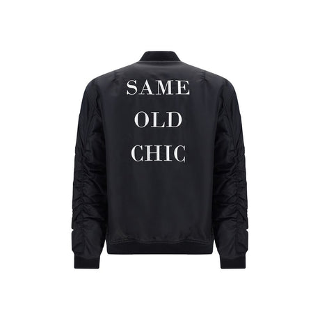 Moschino Black Polyamide Bomber